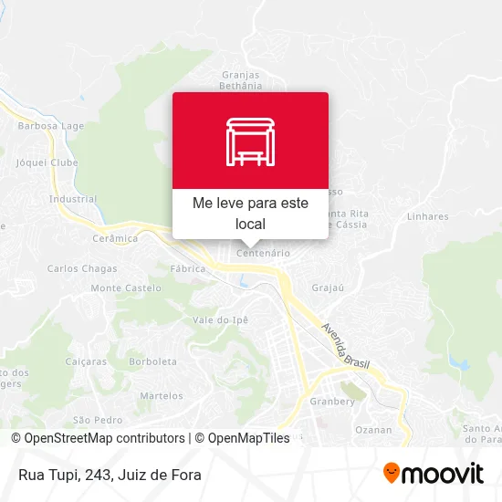 Rua Tupi, 243 mapa