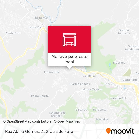 Rua Abílio Gomes, 252 mapa