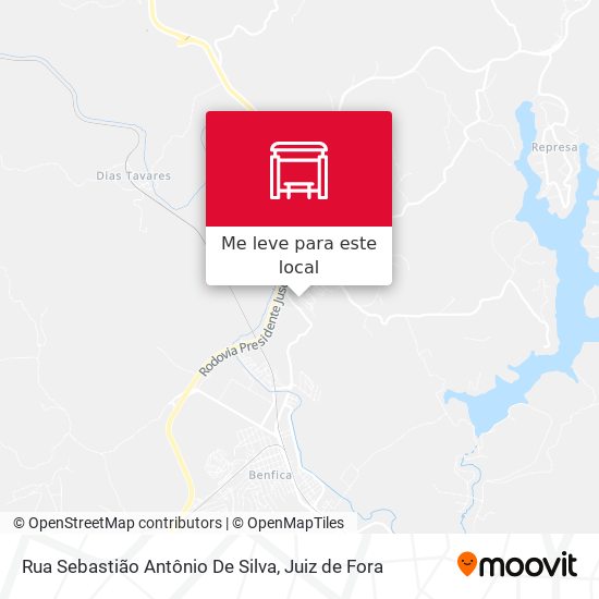 Rua Sebastião Antônio De Silva mapa