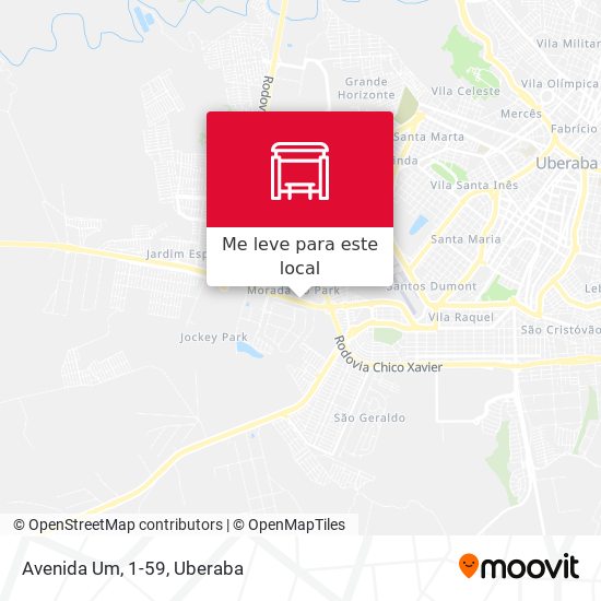 Avenida Um, 1-59 mapa