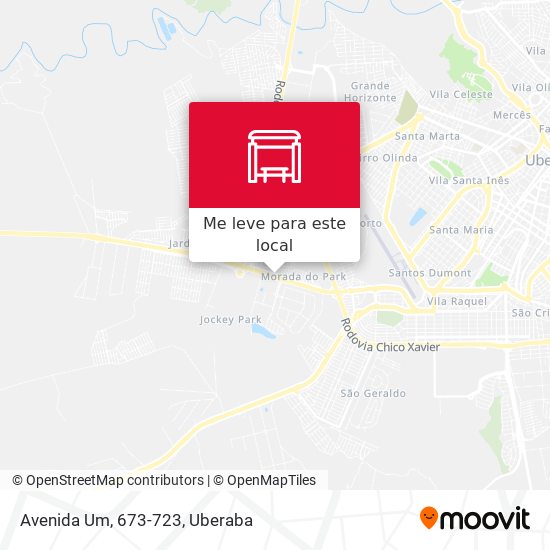 Avenida Um, 673-723 mapa