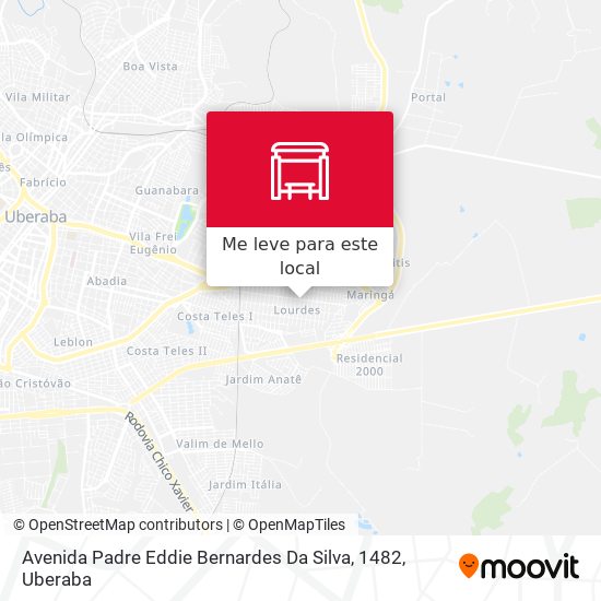Avenida Padre Eddie Bernardes Da Silva, 1482 mapa