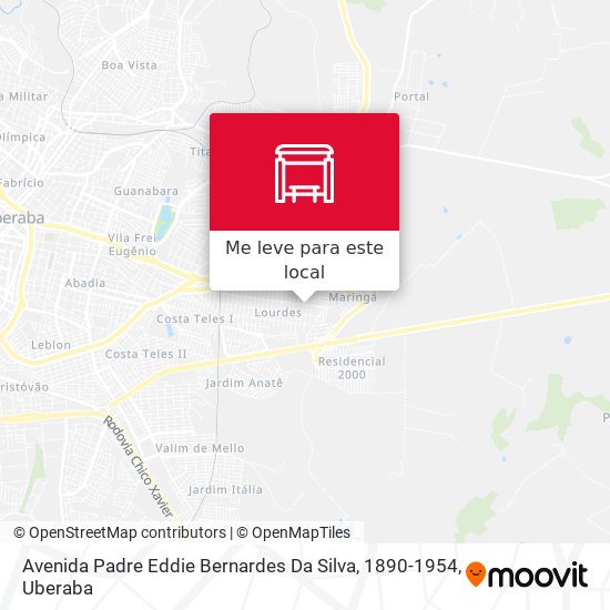 Avenida Padre Eddie Bernardes Da Silva, 1890-1954 mapa
