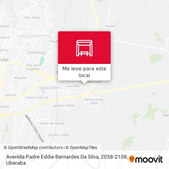 Avenida Padre Eddie Bernardes Da Silva, 2058-2108 mapa