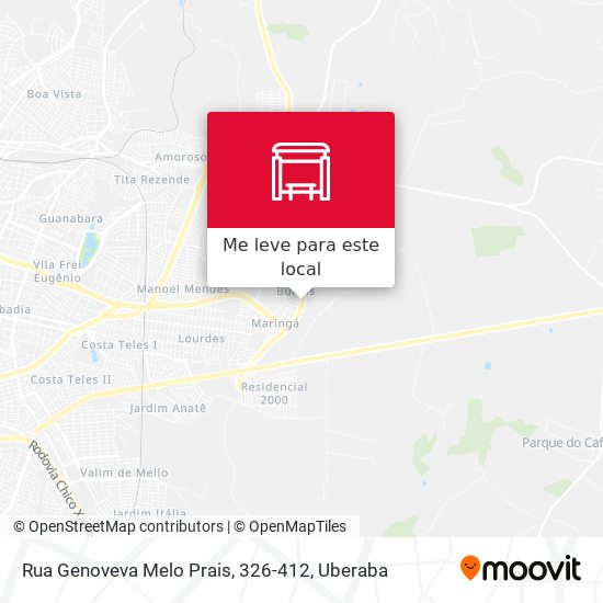 Rua Genoveva Melo Prais, 326-412 mapa