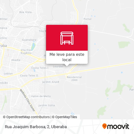 Rua Joaquim Barbosa, 2 mapa