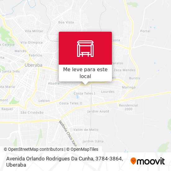 Avenida Orlando Rodrigues Da Cunha, 3784-3864 mapa
