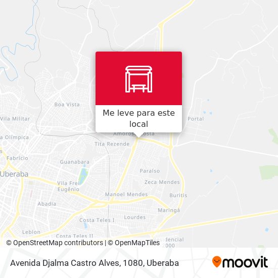Avenida Djalma Castro Alves, 1080 mapa