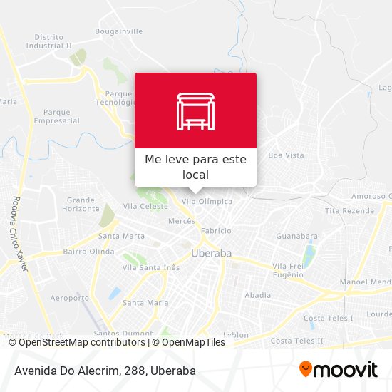 Avenida Do Alecrim, 288 mapa