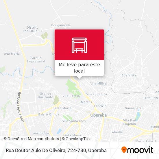 Rua Doutor Aulo De Oliveira, 724-780 mapa