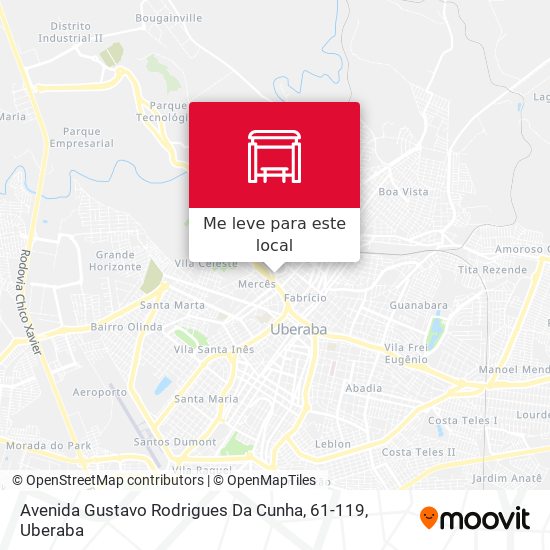 Avenida Gustavo Rodrigues Da Cunha, 61-119 mapa