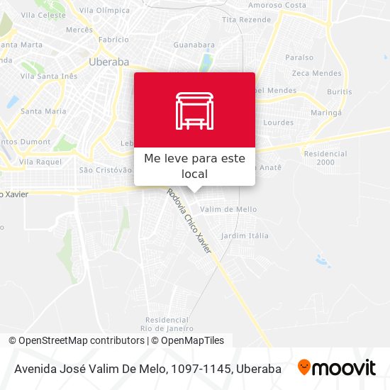 Avenida José Valim De Melo, 1097-1145 mapa