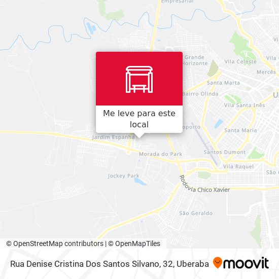 Rua Denise Cristina Dos Santos Silvano, 32 mapa