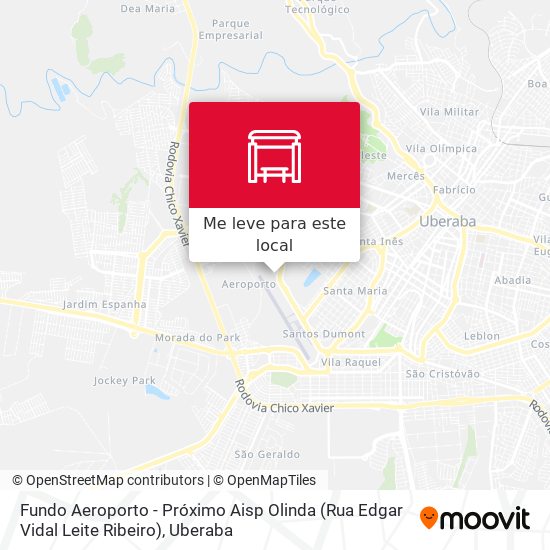 Fundo Aeroporto - Próximo Aisp Olinda (Rua Edgar Vidal Leite Ribeiro) mapa