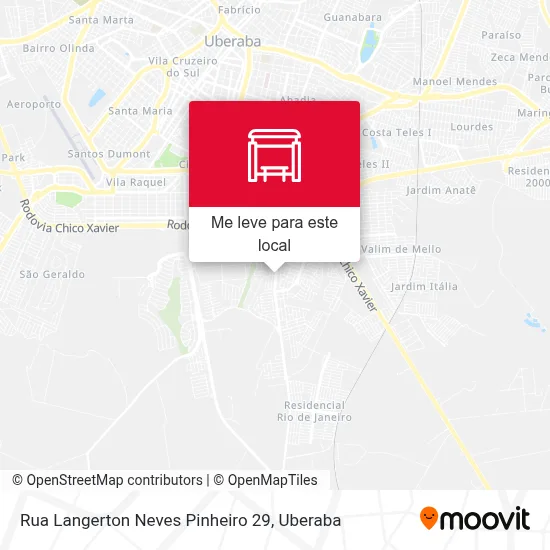 Rua Langerton Neves Pinheiro 29 mapa