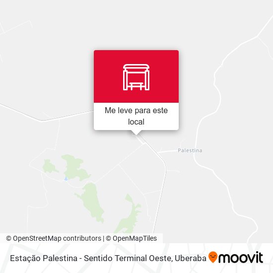 Estação Palestina - Sentido Terminal Oeste mapa