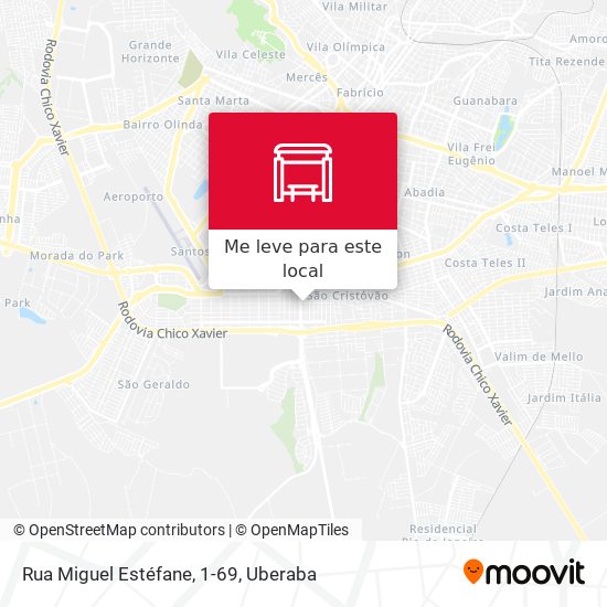 Rua Miguel Estéfane, 1-69 mapa