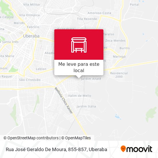 Rua José Geraldo De Moura, 855-857 mapa