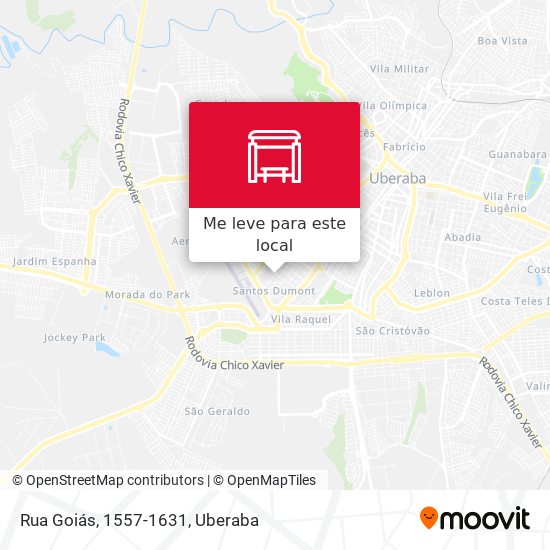 Rua Goiás, 1557-1631 mapa