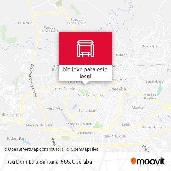 Rua Dom Luís Santana, 565 mapa