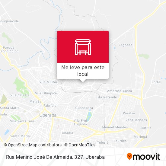 Rua Menino José De Almeida, 327 mapa