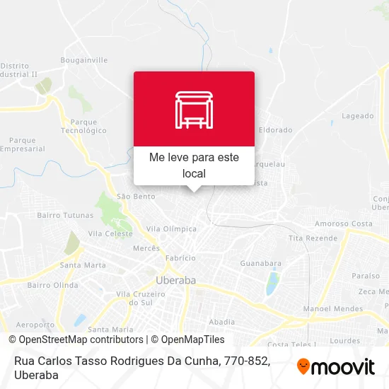 Rua Carlos Tasso Rodrigues Da Cunha, 770-852 mapa