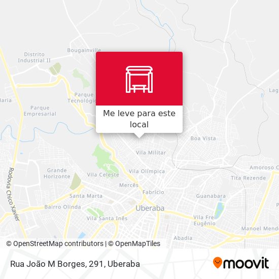 Rua João M Borges, 291 mapa