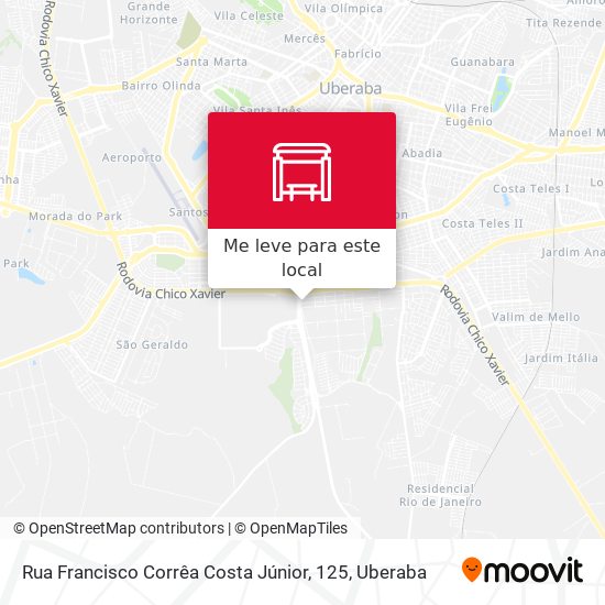Rua Francisco Corrêa Costa Júnior, 125 mapa