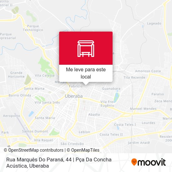 Rua Marquês Do Paraná, 44 | Pça Da Concha Acústica mapa