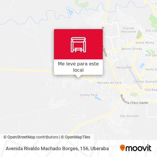 Avenida Rivaldo Machado Borges, 156 mapa