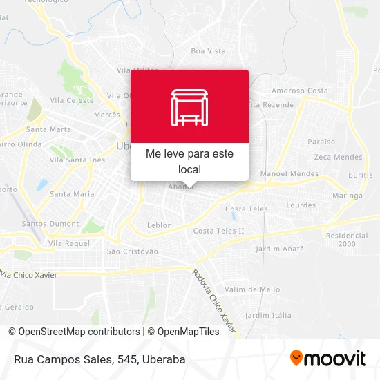 Rua Campos Sales, 545 mapa