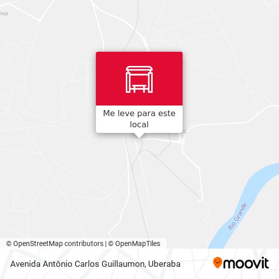 Avenida Antônio Carlos Guillaumon mapa