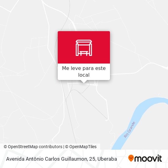 Avenida Antônio Carlos Guillaumon, 25 mapa
