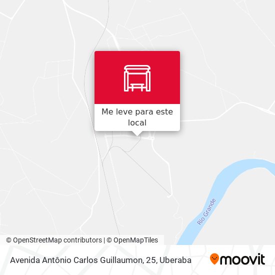 Avenida Antônio Carlos Guillaumon, 25 mapa