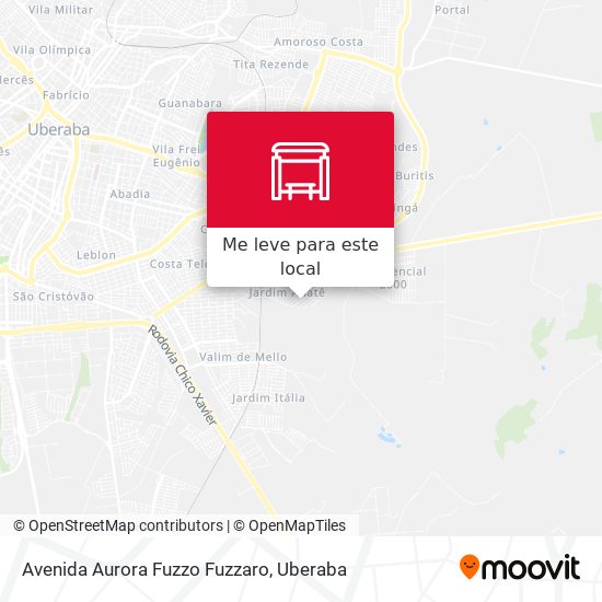 Avenida Aurora Fuzzo Fuzzaro mapa