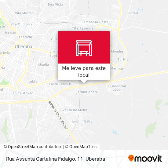 Rua Assunta Cartafina Fidalgo, 11 mapa