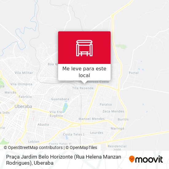 Praça Jardim Belo Horizonte (Rua Helena Manzan Rodrigues) mapa