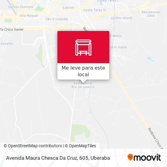 Avenida Maura Chesca Da Cruz, 605 mapa