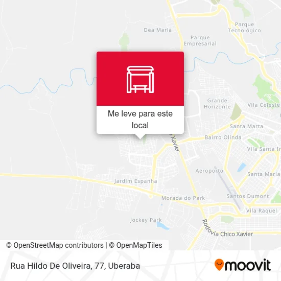 Rua Hildo De Oliveira, 77 mapa