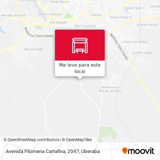 Avenida Filomena Cartafina, 2047 mapa