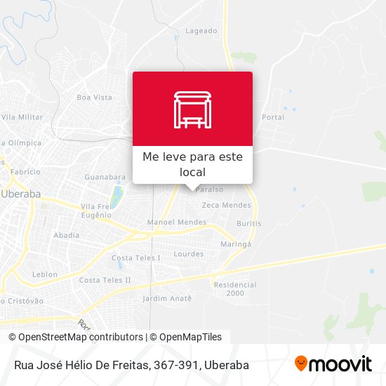 Rua José Hélio De Freitas, 367-391 mapa