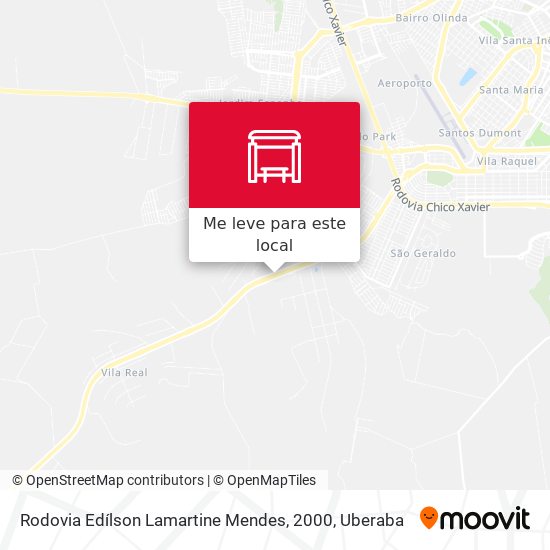 Rodovia Edílson Lamartine Mendes, 2000 mapa