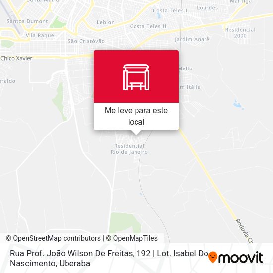 Rua Prof. João Wilson De Freitas, 192 | Lot. Isabel Do Nascimento mapa