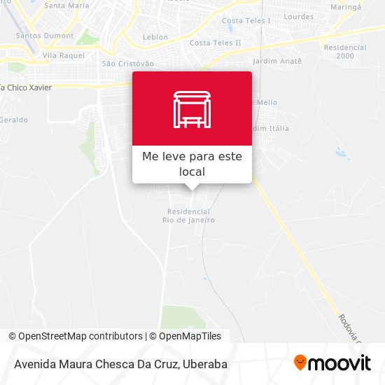 Avenida Maura Chesca Da Cruz mapa