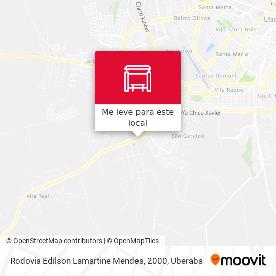 Rodovia Edílson Lamartine Mendes, 2000 mapa