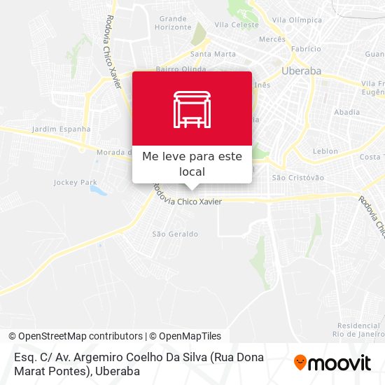 Esq. C/ Av. Argemiro Coelho Da Silva (Rua Dona Marat Pontes) mapa