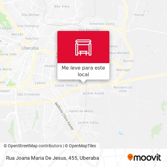 Rua Joana Maria De Jesus, 455 mapa