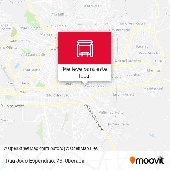 Rua João Esperidião, 73 mapa