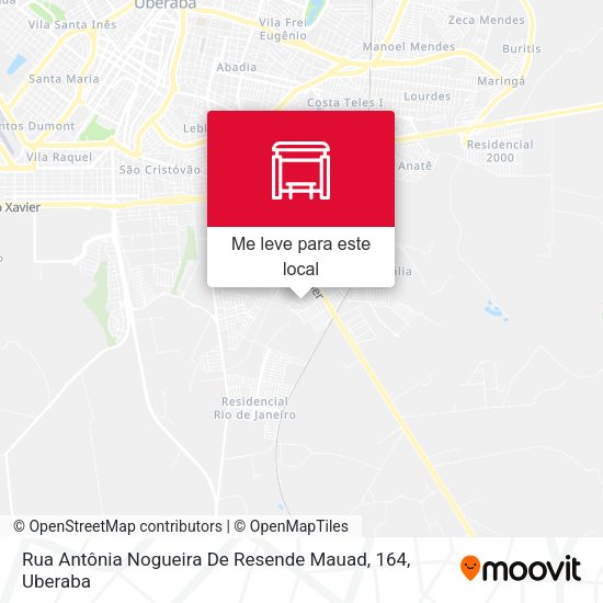 Rua Antônia Nogueira De Resende Mauad, 164 mapa