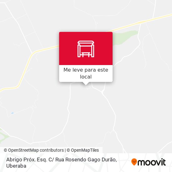 Abrigo Próx. Esq. C/ Rua Rosendo Gago Durão mapa